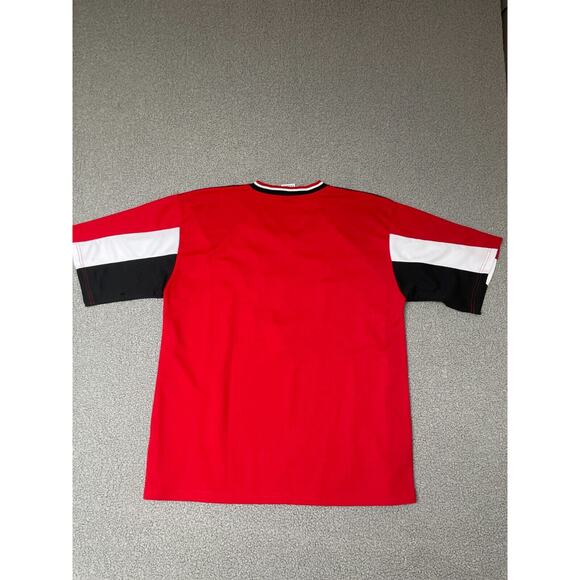 Due North Canada large Red Embroidered Athletic Hockey Jersey - Picture 6 of 7
